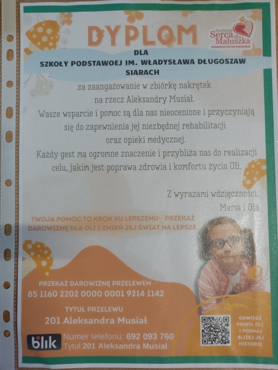 Nakrętka dla Olki