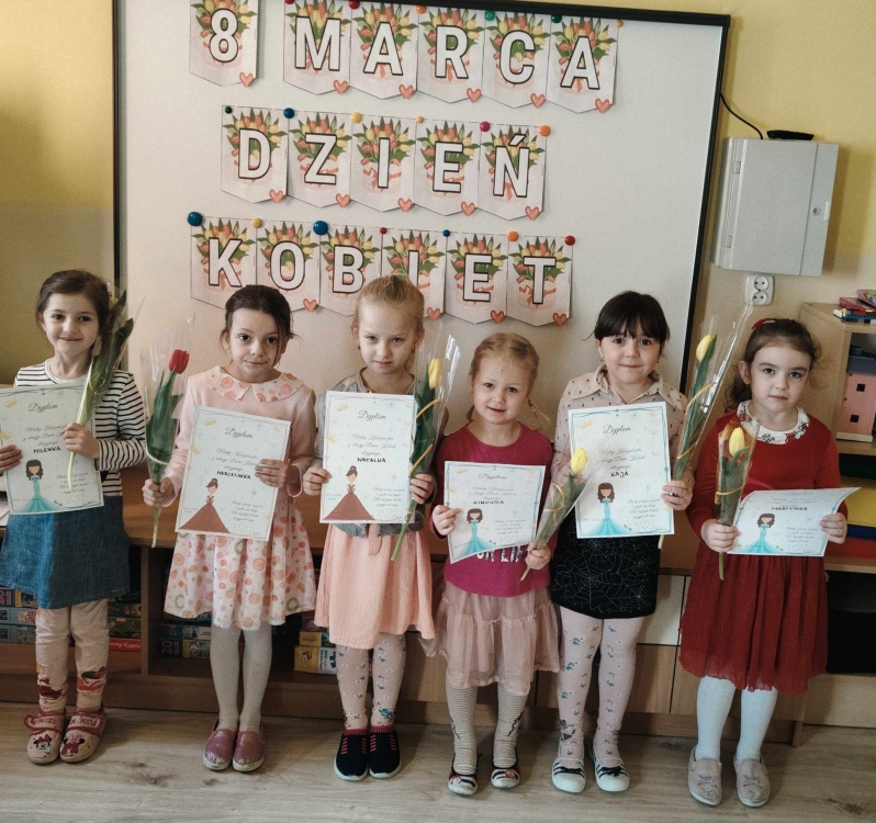 Uroczyste obchody Dnia Kobiet w Oddziale Przedszkolnym